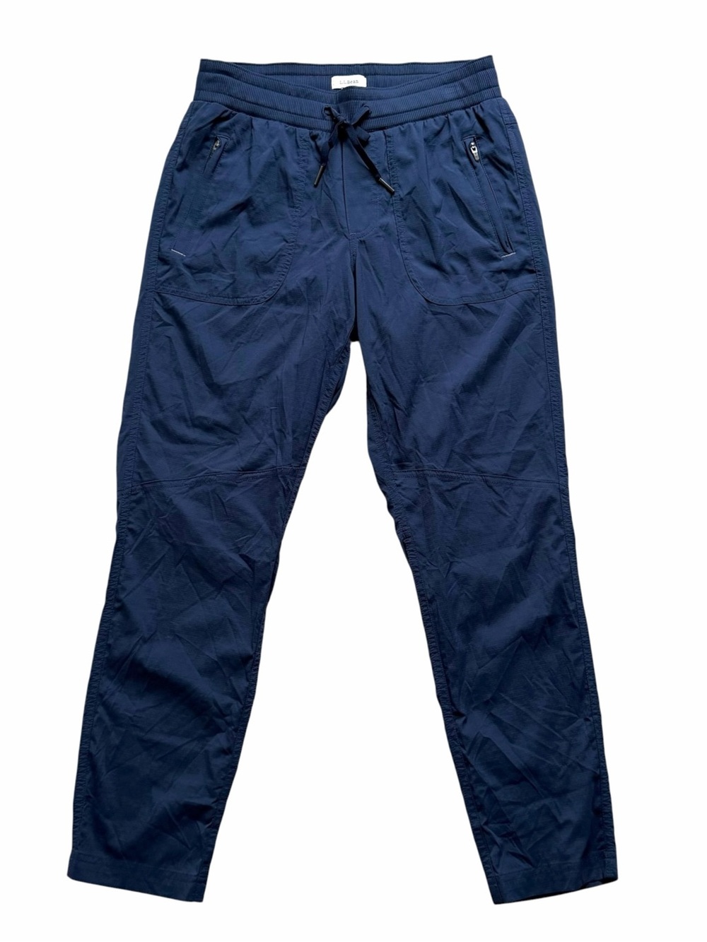 L.L. Bean Vista Camp Pants Size XS Navy Slim Leg Mid Rise Hiking Outdoor